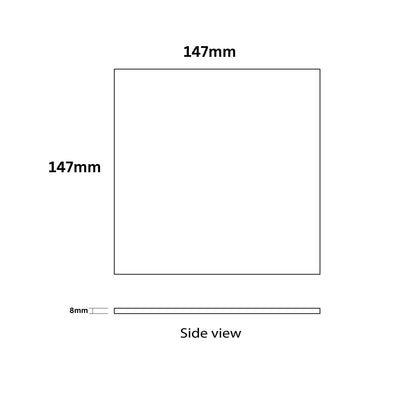 DUNE CERAMICA BERLIN AQUAMAR MATTE 147X147MM SQUARE TILE (PER BOX)