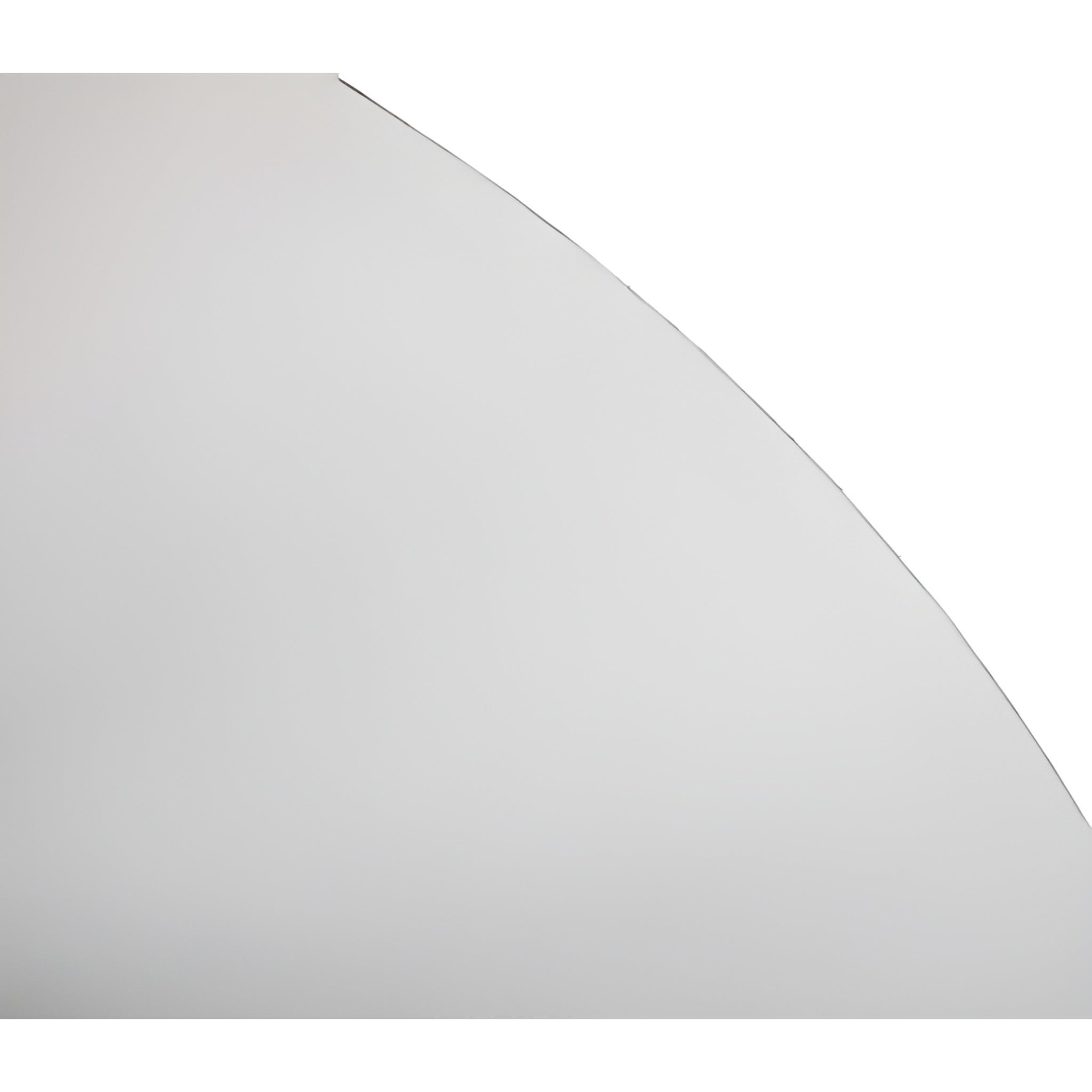 THERMOGROUP ABLAZE STANDARD D-SHAPE POLISHED EDGE HUNG MIRROR 1500X1100MM