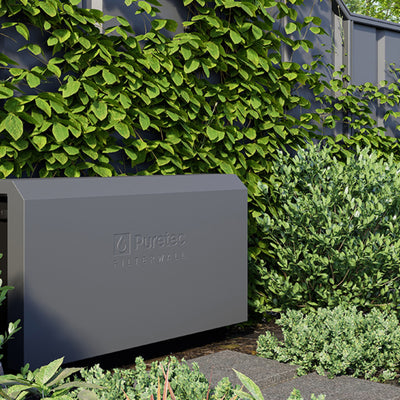 PURETEC F4 3-STAGE WHOLE HOUSE FILTERWALL SYSTEM MINERAL GREY