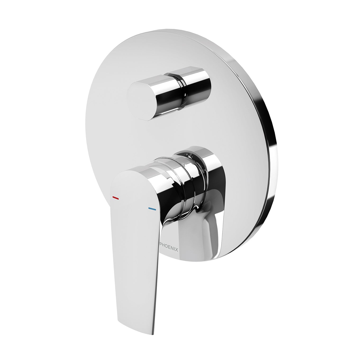 PHOENIX ARLO SHOWER AND BATH DIVERTER MIXER WITH TRIM KIT AND BODY CHROME