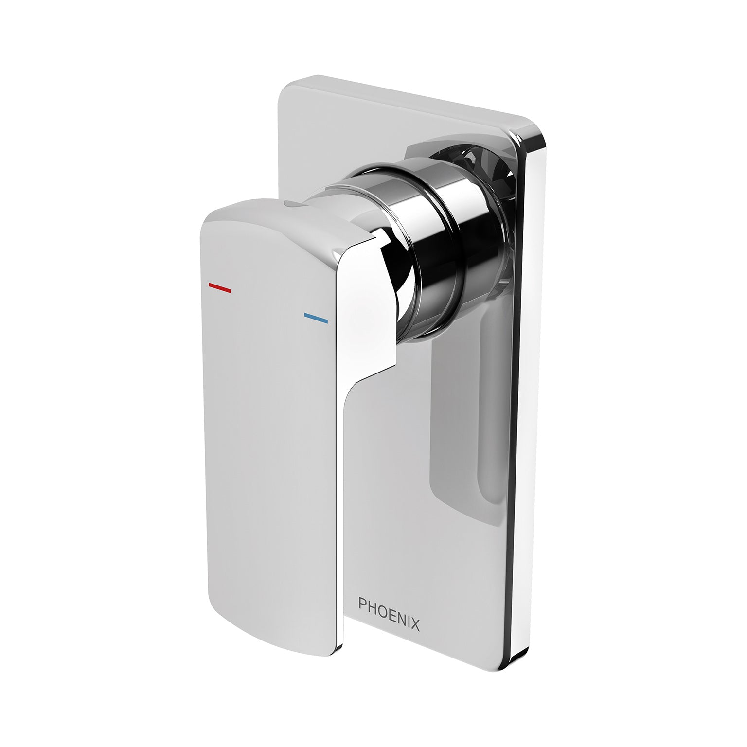 PHOENIX TEVA SHOWER AND WALL MIXER WITH TRIM KIT AND BODY CHROME
