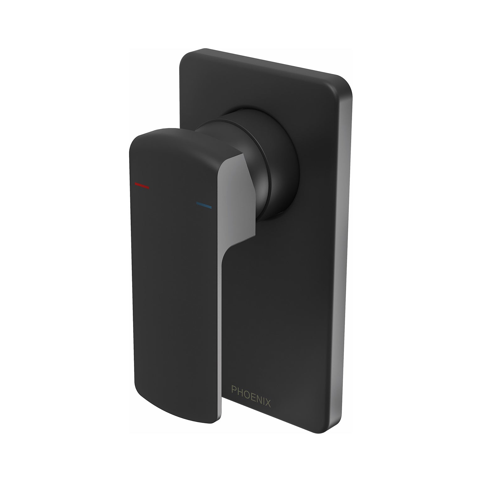 PHOENIX TEVA SHOWER AND WALL MIXER WITH TRIM KIT AND BODY MATTE BLACK