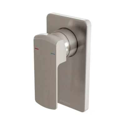 PHOENIX TEVA SHOWER AND WALL MIXER WITH TRIM KIT AND BODY BRUSHED NICKEL