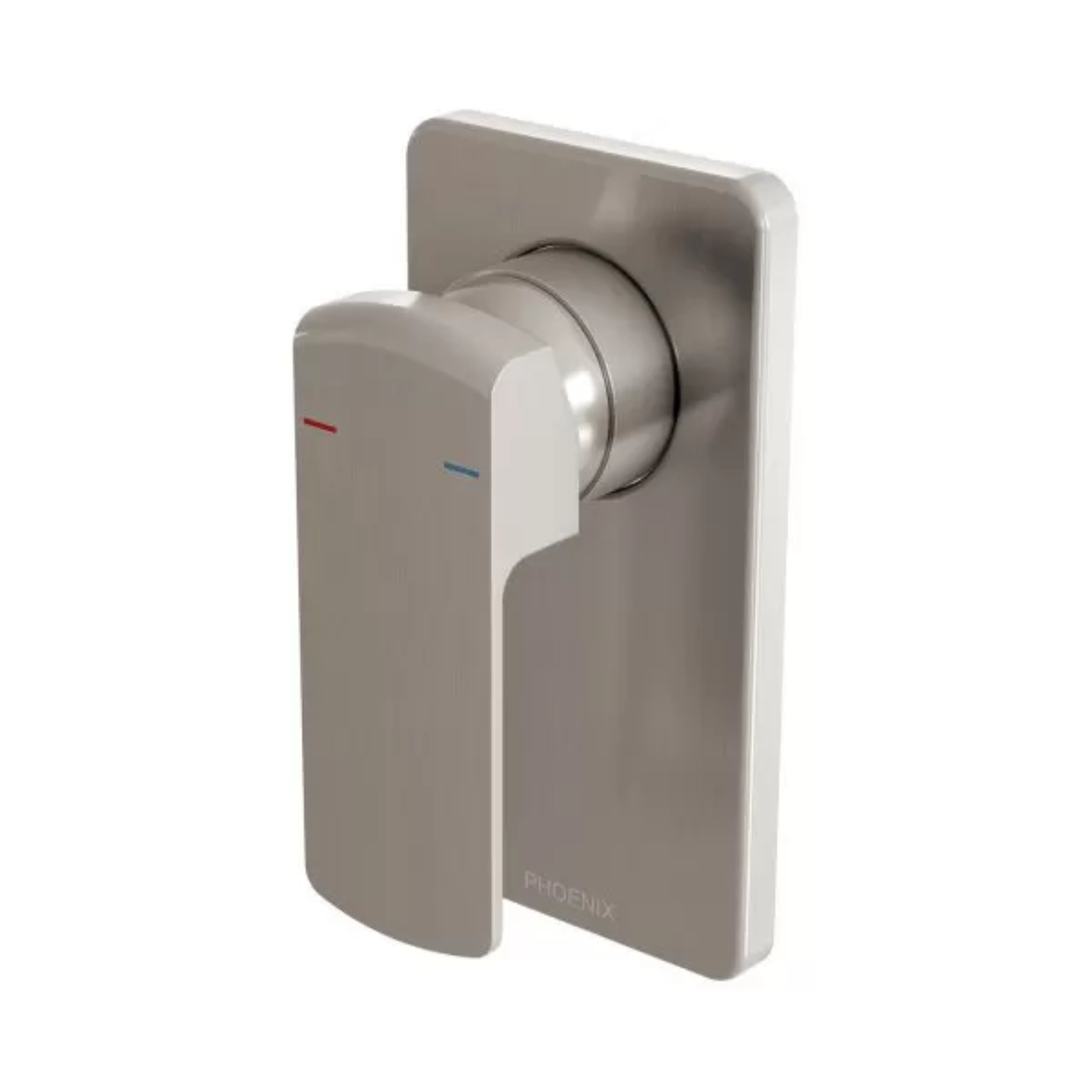 PHOENIX TEVA SHOWER AND WALL MIXER WITH TRIM KIT AND BODY BRUSHED NICKEL