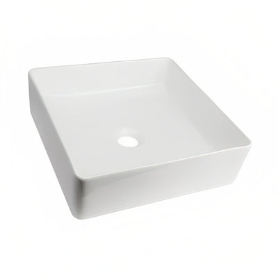 INSPIRE CUBIX FINE CERAMIC BASIN GLOSS WHITE 360MM