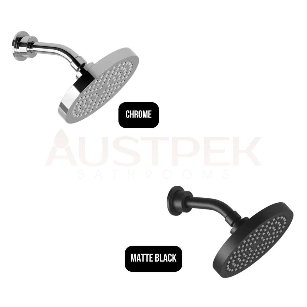 PHOENIX PINA SHOWER ARM AND 150MM ROUND ROSE CHROME
