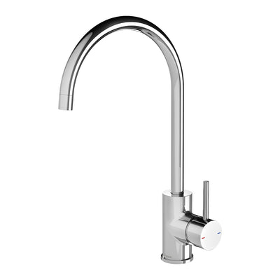 PHOENIX PINA GOOSENECK LEAD FREE SINK MIXER 374MM CHROME