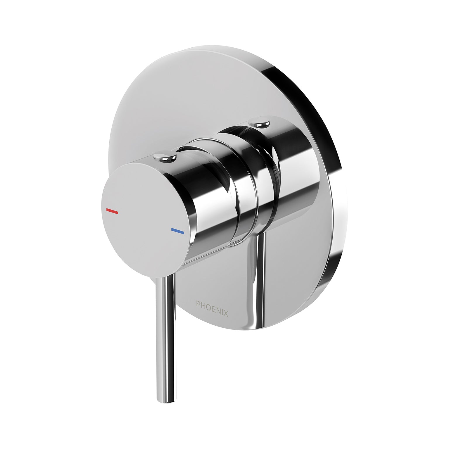 PHOENIX PINA SHOWER AND WALL MIXER WITH TRIM KIT AND BODY 115MM CHROME
