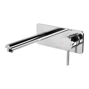 PHOENIX PINA WALL BASIN / BATH MIXER SET WITH TRIM KIT AND BODY 200MM CHROME