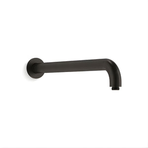 KOHLER STATEMENT WALL MOUNT SHOWER ARM 454MM MATTE BLACK