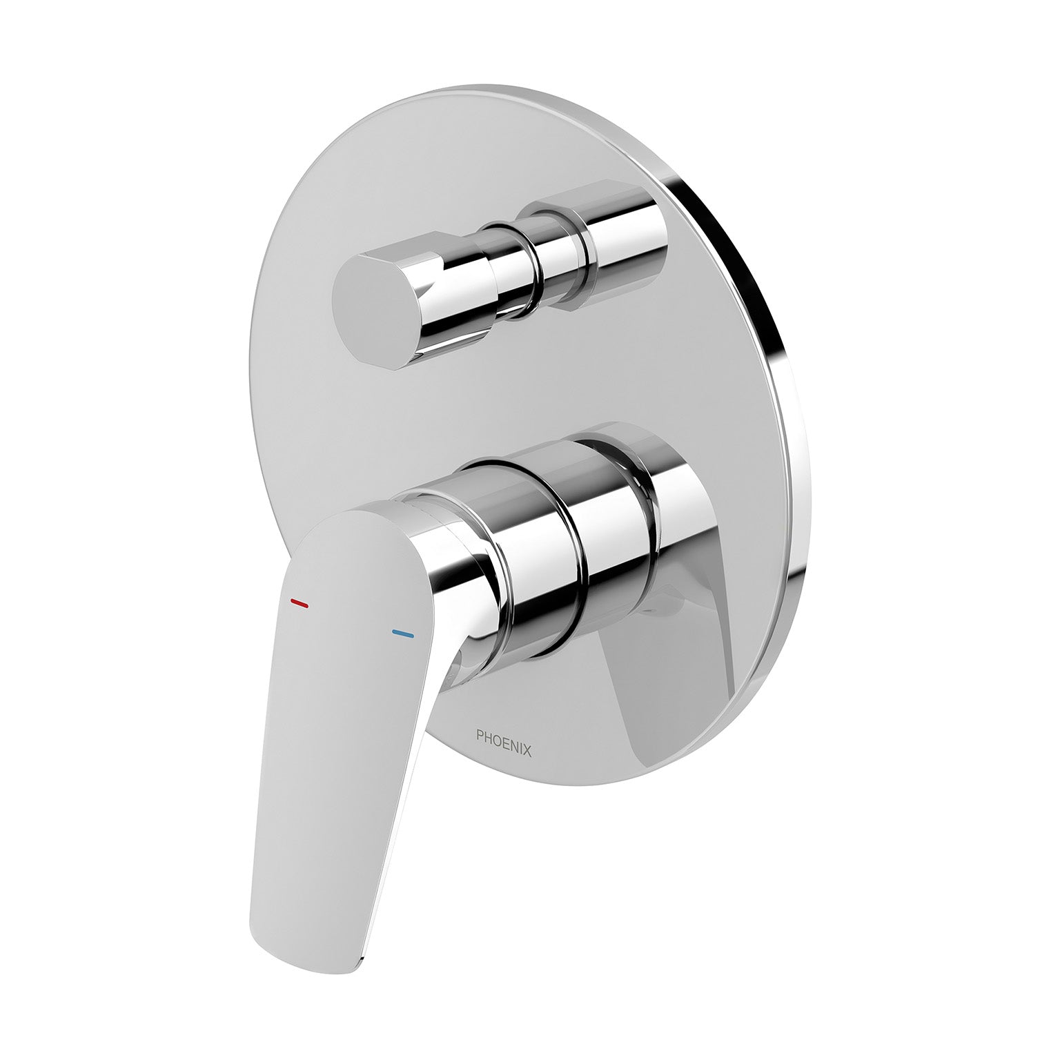 PHOENIX IVY MKII SHOWER AND BATH DIVERTER MIXER WITH TRIM KIT AND BODY CHROME