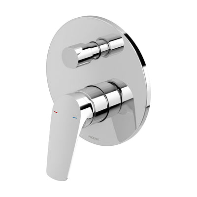 PHOENIX IVY MKII SHOWER AND BATH DIVERTER MIXER WITH TRIM KIT AND BODY CHROME