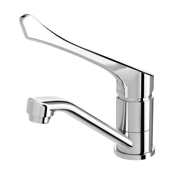PHOENIX IVY MKII LEAD FREE EXTENDED HANDLE SWIVEL BASIN MIXER 198MM CHROME