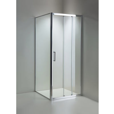 BELLA VISTA LAYLA SEMI FRAMED TRIPLE DOOR 2 SLIDING AND 1 FIXED FRONT AND RETURN PANEL