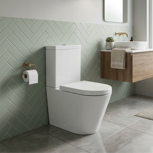 VEROTTI CITY LIFE BACK TO WALL TOILET SUITE GLOSS WHITE