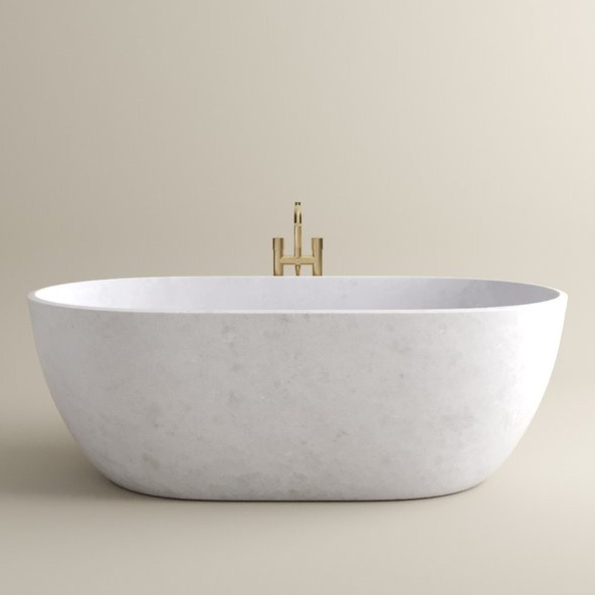CARVUS PANNA MARBLE FREESTANDING BATHTUB VIETNAM WHITE (ALL SIZES)