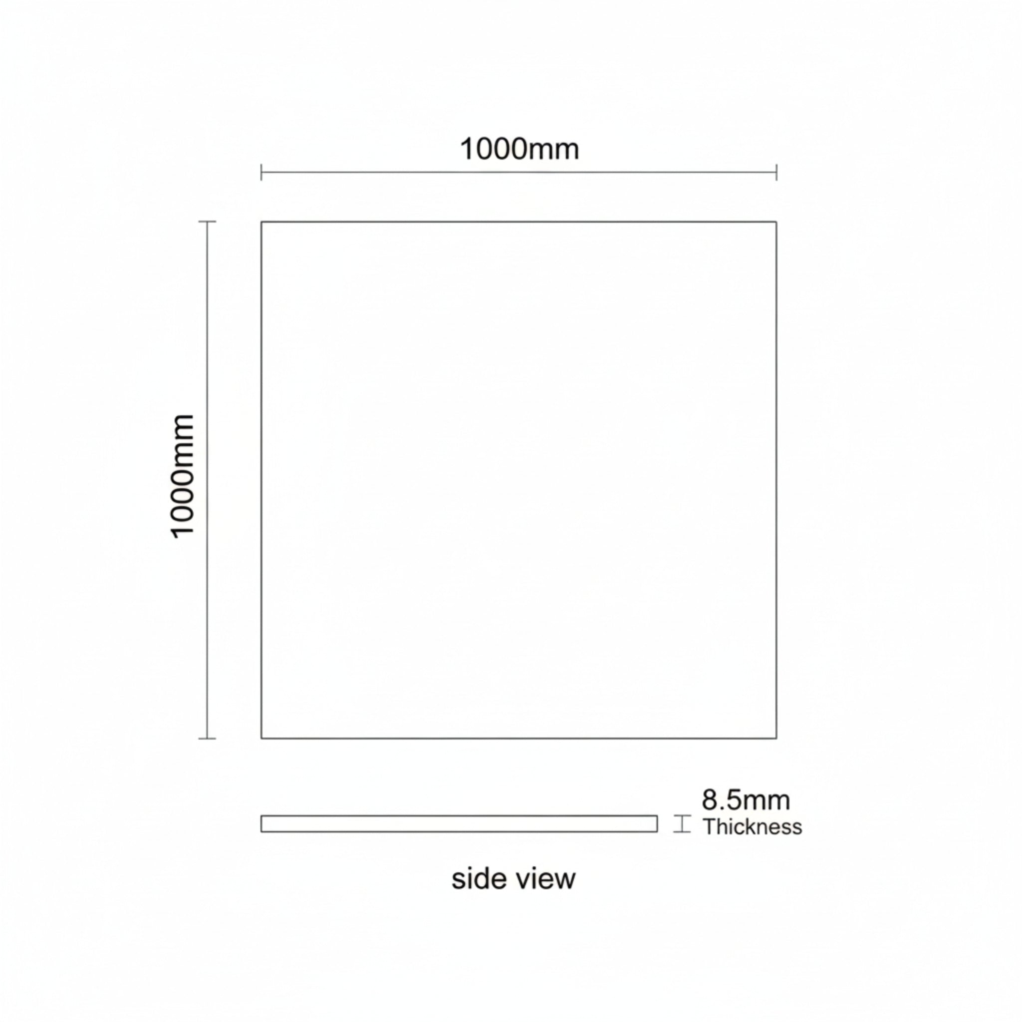 MARAZZI FABULA TRAVERTINO CROSS BIANCO NATURALE 1000X1000MM SQUARE TILE (PER BOX)