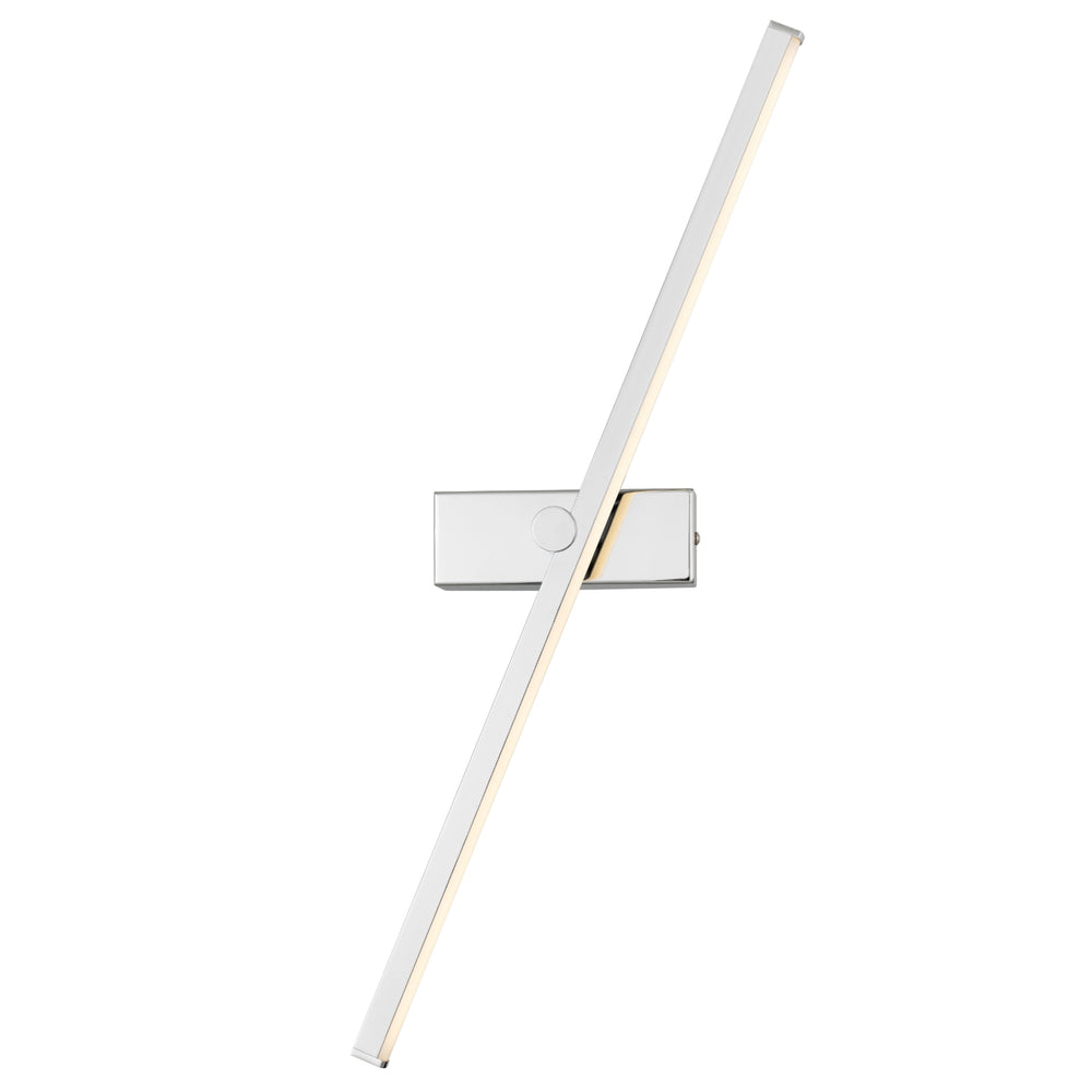 TELBIX FOLEY VANITY LED WALL LIGHT CHROME 600MM