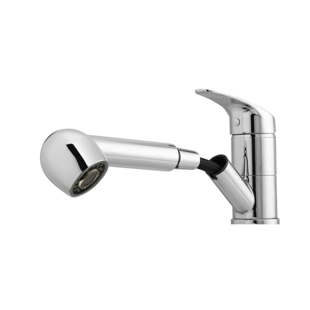 OLIVERI LONDON PULL OUT SPRAY KITCHEN MIXER 180MM CHROME