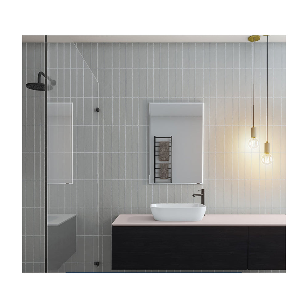 THERMOGROUP ABLAZE RECTANGLE 25MM BEVEL EDGE MIRROR 600X900MM