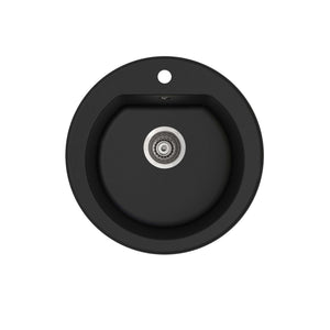 SEIMA OROS 510 SINK BOWL KITCHEN AND LAUNDRY SINK SILK MATTE BLACK 510MM
