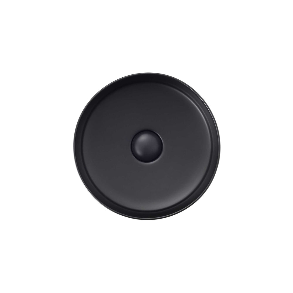 SEIMA ARKO 310 ABOVE COUNTER BASIN SILK MATTE BLACK 310MM