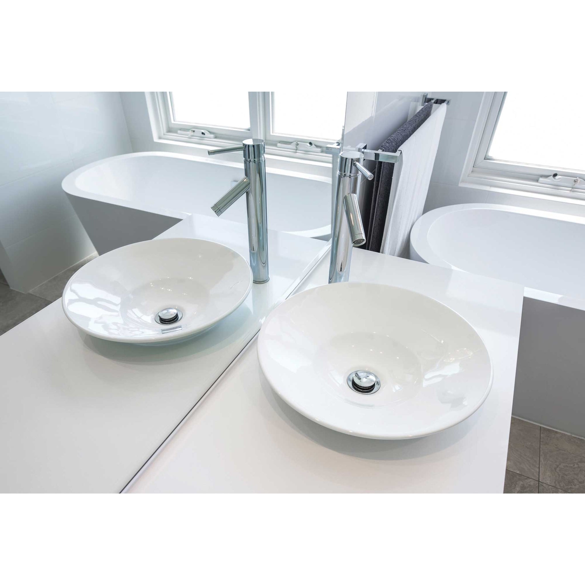 SEIMA ARKO 008 SEMI-INSET BASIN GLOSS WHITE 415MM