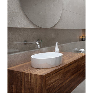 SEIMA ARKO 027 ABOVE COUNTER BASIN GLOSS WHITE 400MM
