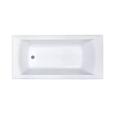 SEIMA SYROS 103 INSET BATHTUB GLOSS WHITE (AVAILABLE IN 1525MM AND 1675MM)