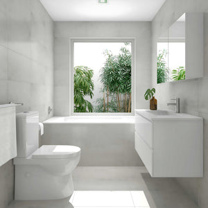 SEIMA CHIOS 102 INSET BATHTUB GLOSS WHITE (AVAILABLE IN 1525MM, 1675MM AND 1790MM)