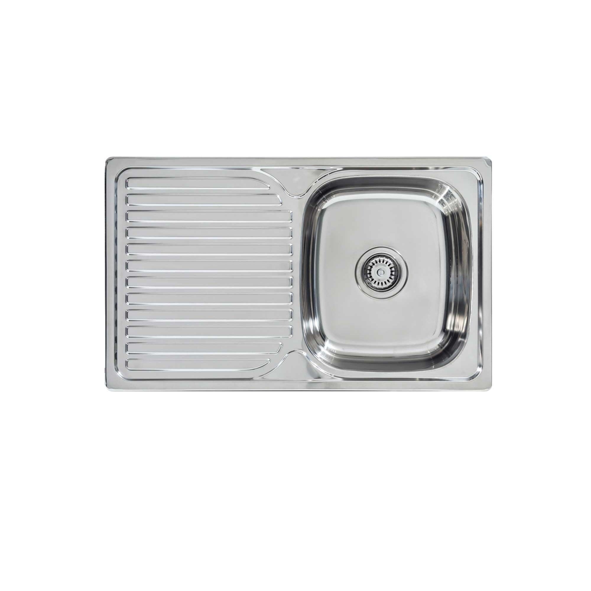 SEIMA ACERO 800 SINGLE BOWL KITCHEN SINK WITH DRAINER STAINLESS STEEL 800MM