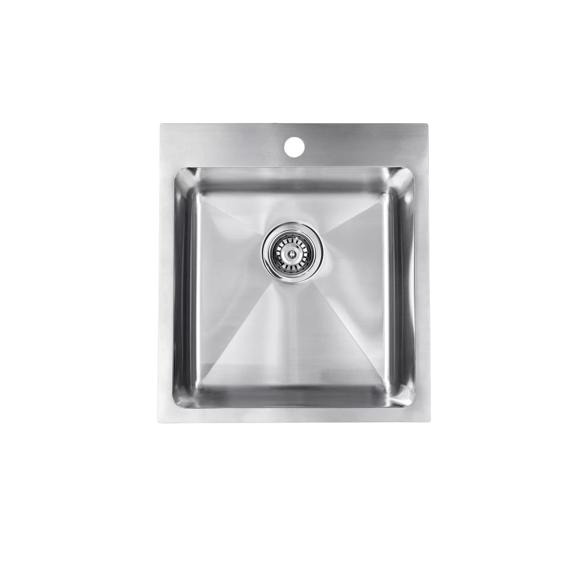 SEIMA KUBIC DEEP 450 SINGLE BOWL KITCHEN AND LAUNDRY SINK STAINLESS STEEL 450MM