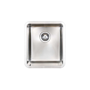 SEIMA KUBIC 340 SINGLE BOWL KITCHEN SINK STAINLESS STEEL 384MM
