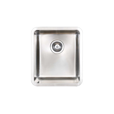 SEIMA KUBIC 340 SINGLE BOWL KITCHEN SINK STAINLESS STEEL 384MM