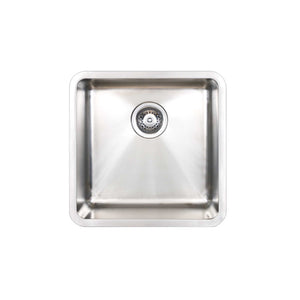 SEIMA KUBIC 400 SINGLE BOWL KITCHEN AND LAUNDRY SINK STAINLESS STEEL 444MM