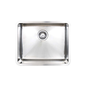 SEIMA KUBIC 500 SINGLE BOWL KITCHEN AND LAUNDRY SINK STAINLESS STEEL 544MM