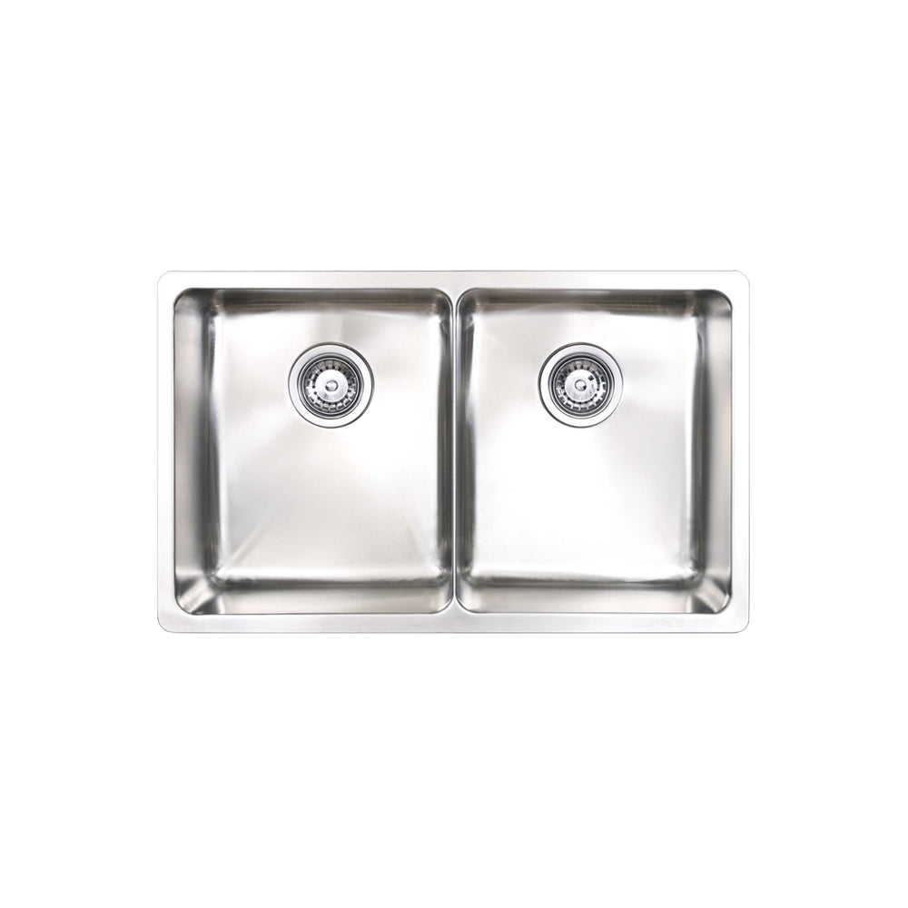 SEIMA KUBIC 726 BLADE DOUBLE BOWL KITCHEN SINK STAINLESS STEEL 726MM