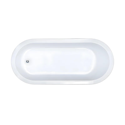 SEIMA LIMNI 135 ISLAND BATHTUB GLOSS WHITE 1700MM