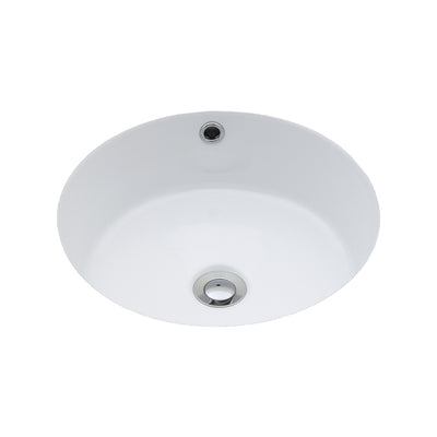 SEIMA ARKO 405 UNDER COUNTER BASIN WITH OVERFLOW GLOSS WHITE 405MM