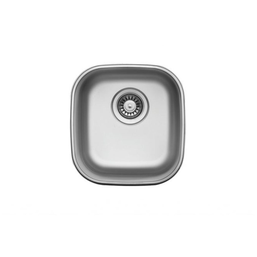 SEIMA ACERO 345 SINGLE BOWL UNDERMOUNT KITCHEN SINK STAINLESS STEEL 378MM