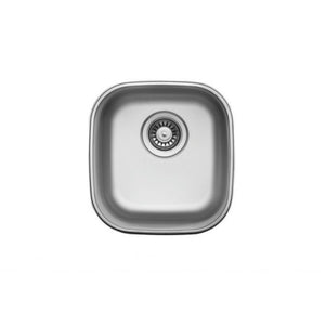 SEIMA ACERO 345 SINGLE BOWL UNDERMOUNT KITCHEN SINK STAINLESS STEEL 378MM