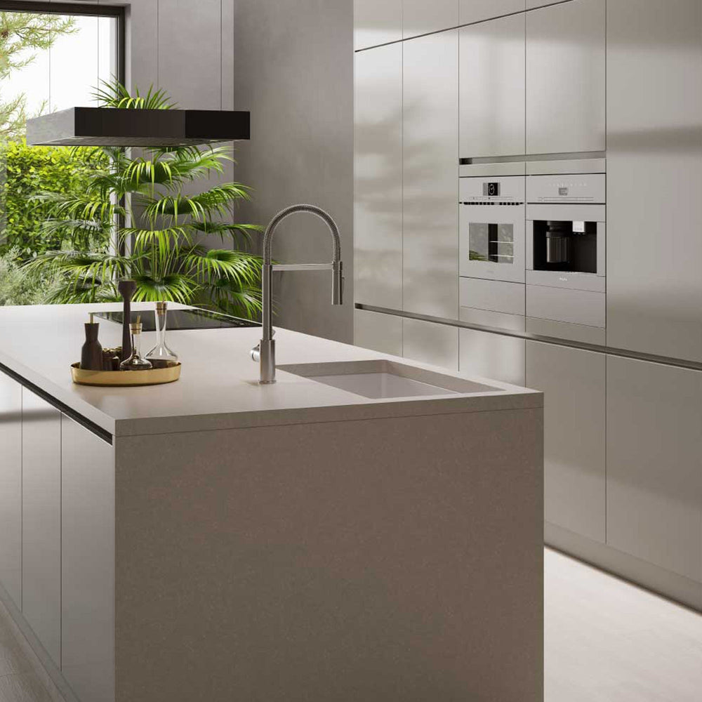 SEIMA ODESSA 760 SINGLE BOWL DUAL MOUNT KITCHEN AND LAUNDRY SINK GLOSS WHITE 760MM