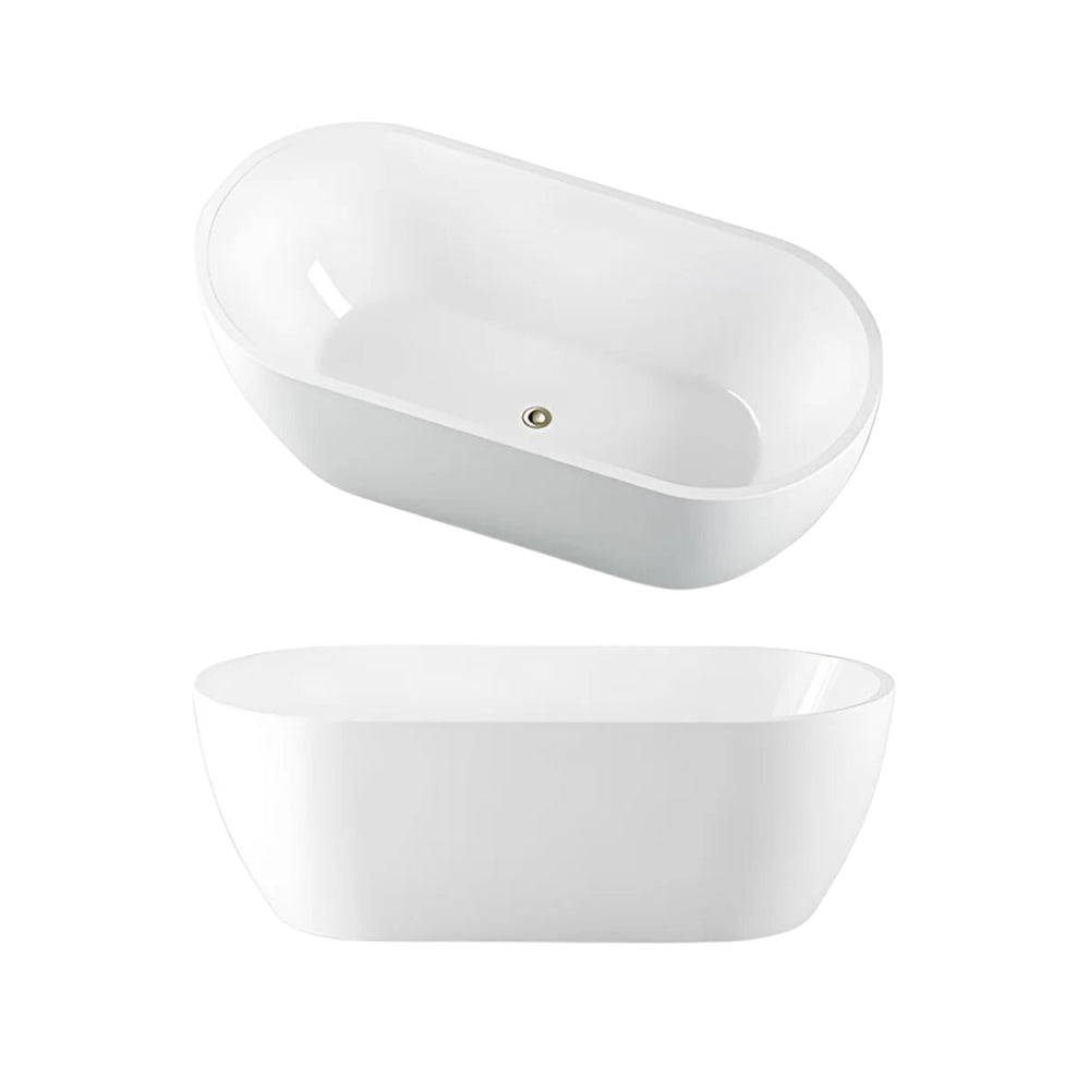 SEIMA ARKO 120 FREESTANDING BATHTUB WITH SMARTFILL SYSTEM MATTE WHITE (AVAILABLE IN 1500MM AND 1700MM)