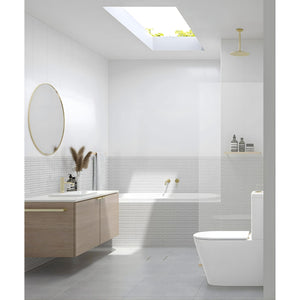 SEIMA LIMNI 135 ISLAND BATHTUB WITH OVERFLOW GLOSS WHITE 1700MM