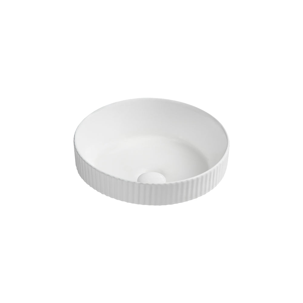 SEIMA CLEO 380 SEMI-INSET BASIN SILK MATTE WHITE 380MM