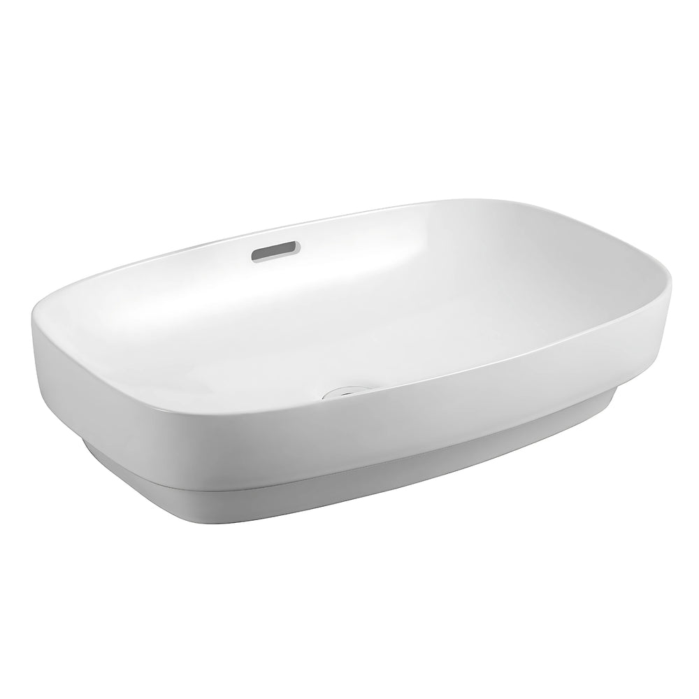 SEIMA OBELLO 600 SEMI-INSET BASIN MATTE WHITE 600MM