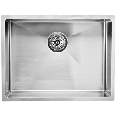 IKON EDEN SINGLE BOWL ABOVE / UNDERMOUNT SINK STAINLESS STEEL 540MM
