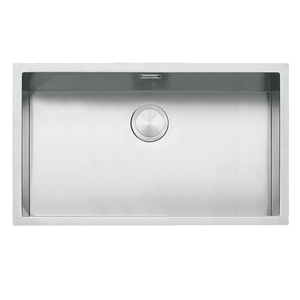 BARAZZA R15 LARGE SINGLE BOWL KITCHEN SINK STAINLESS STEEL 750MM