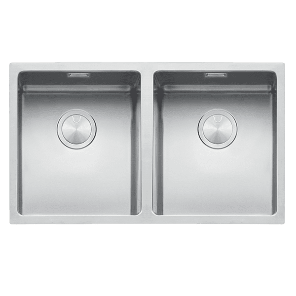BARAZZA R15 DOUBLE BOWL KITCHEN SINK STAINLESS STEEL 750MM