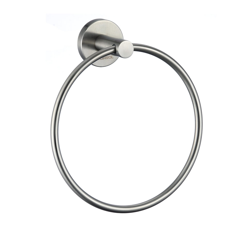 LINSOL LUX S2 HAND TOWEL RING CHROME